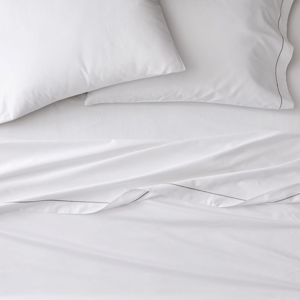 400ThreadCount Organic Sateen Sheet Set & Pillowcases West Elm